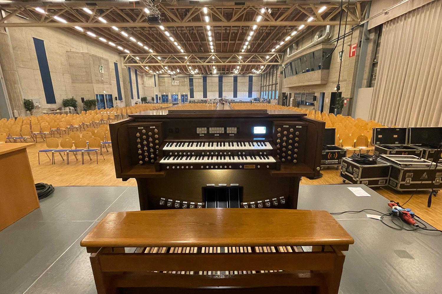 Location au Forum Fribourg pour un événement international de 2000 personnes