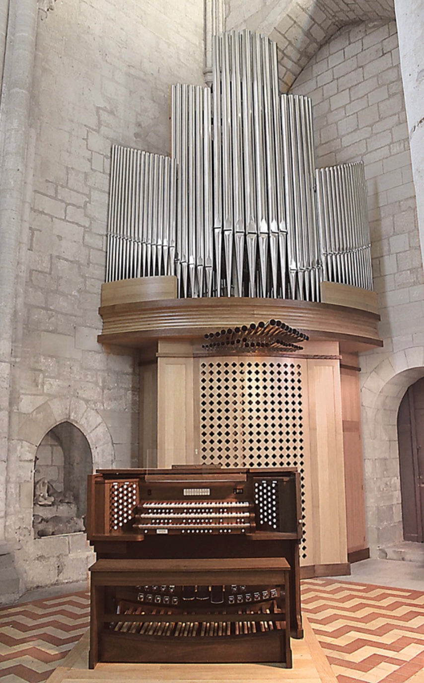 Orgue hybride neuf de l'Abbatiale de Saint-Jean aux Bois, Picardie, France