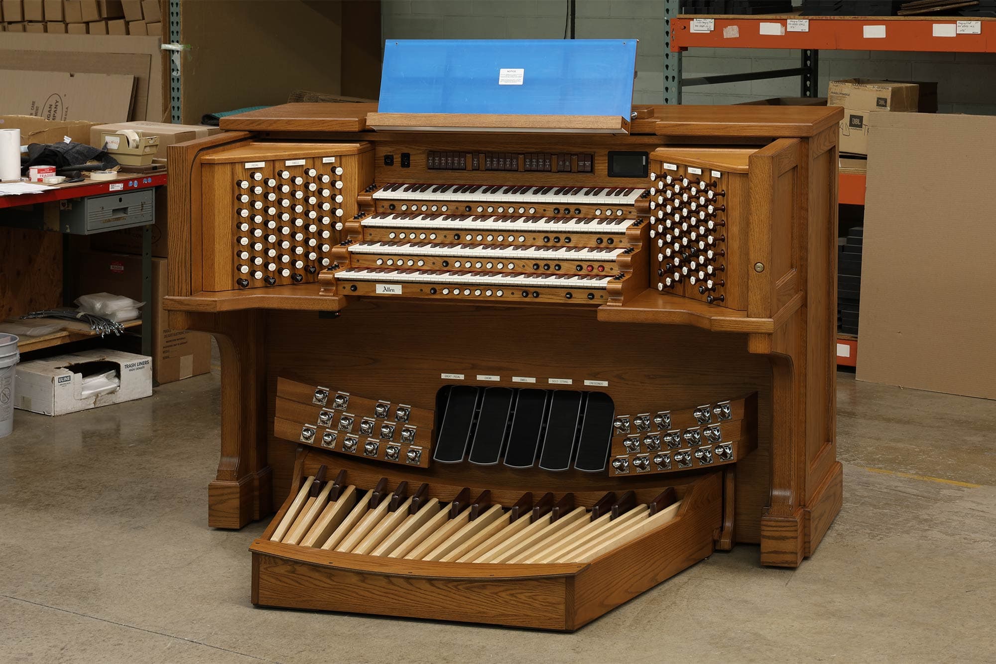Orgue de la semaine — Allen 4 claviers sur mesure avec tuyaux pour Charleston, South Carolina