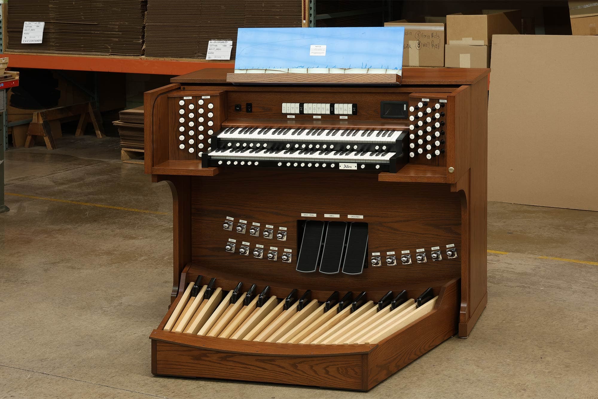 Orgue de la semaine — Allen 2 claviers pour Fulton, Maryland