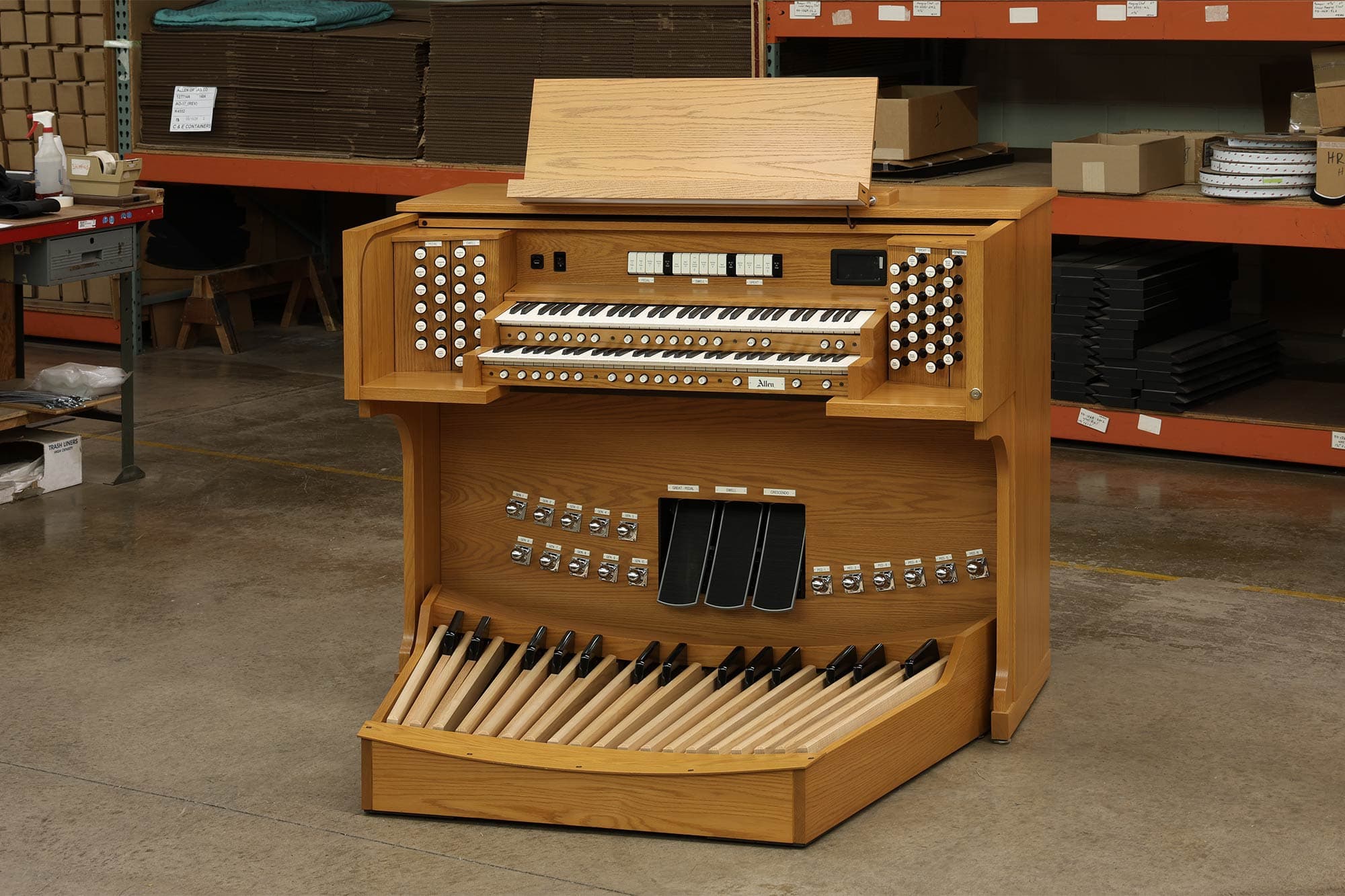 Orgue de la semaine — Allen 2 claviers pour Rochester, New York