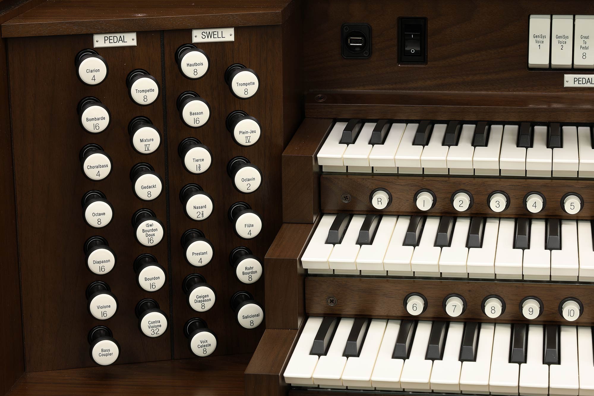 Orgue Allen Bancroft vue 2