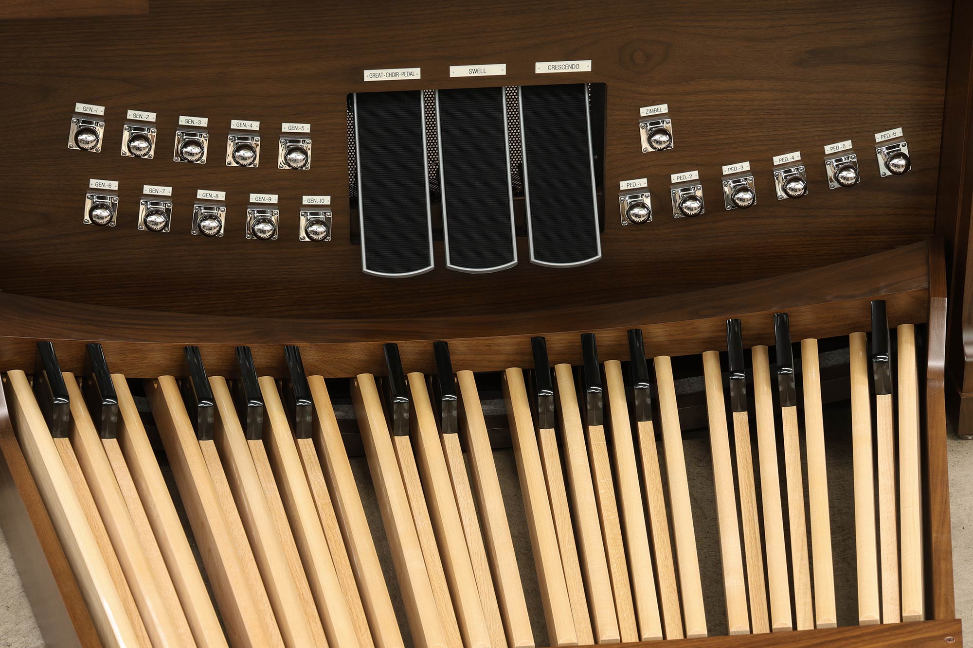 Orgue Allen Bancroft vue 6