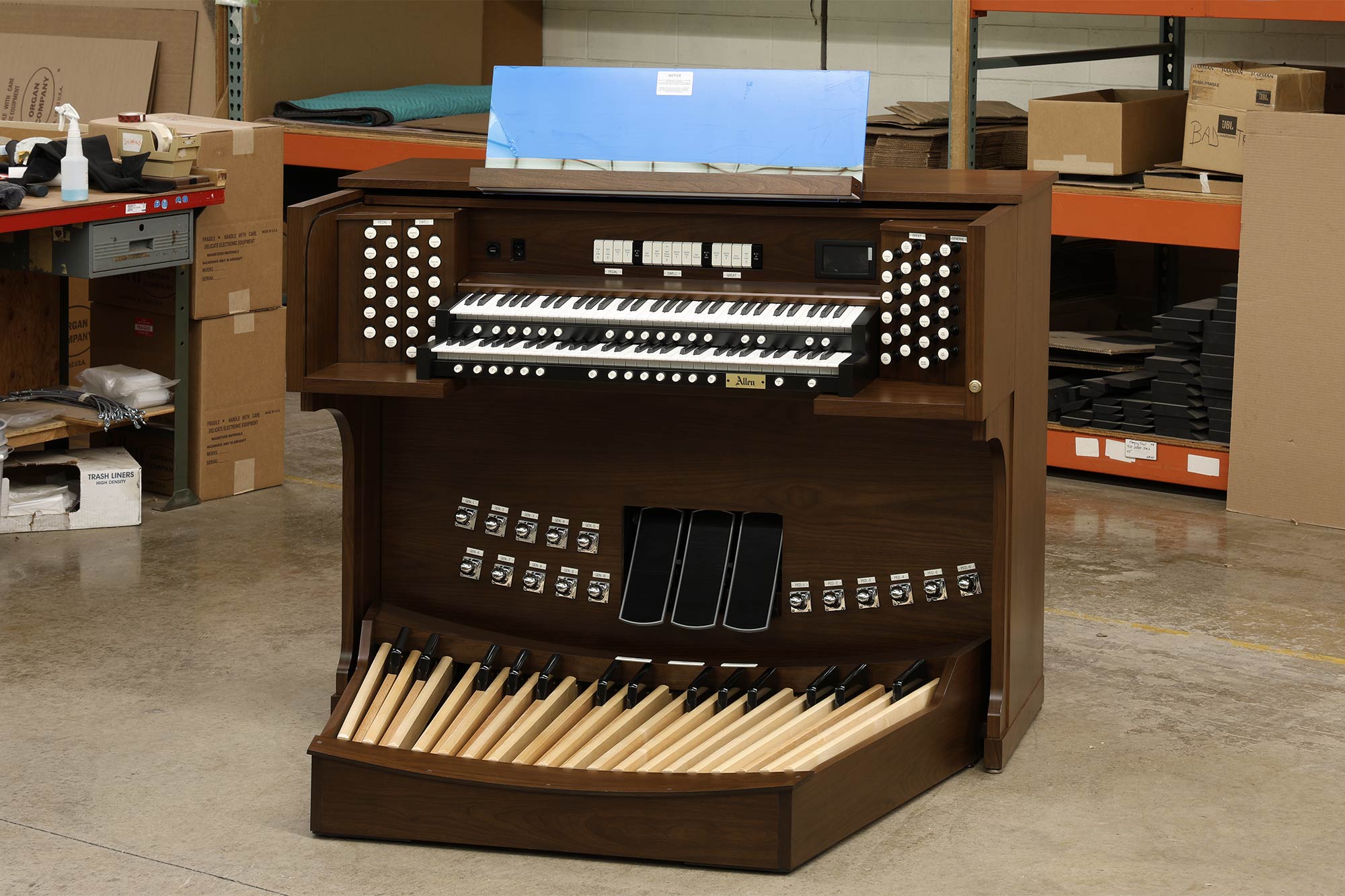 Allen 2 claviers sur mesure avec tuyaux Memphis, Tennessee, vue 1