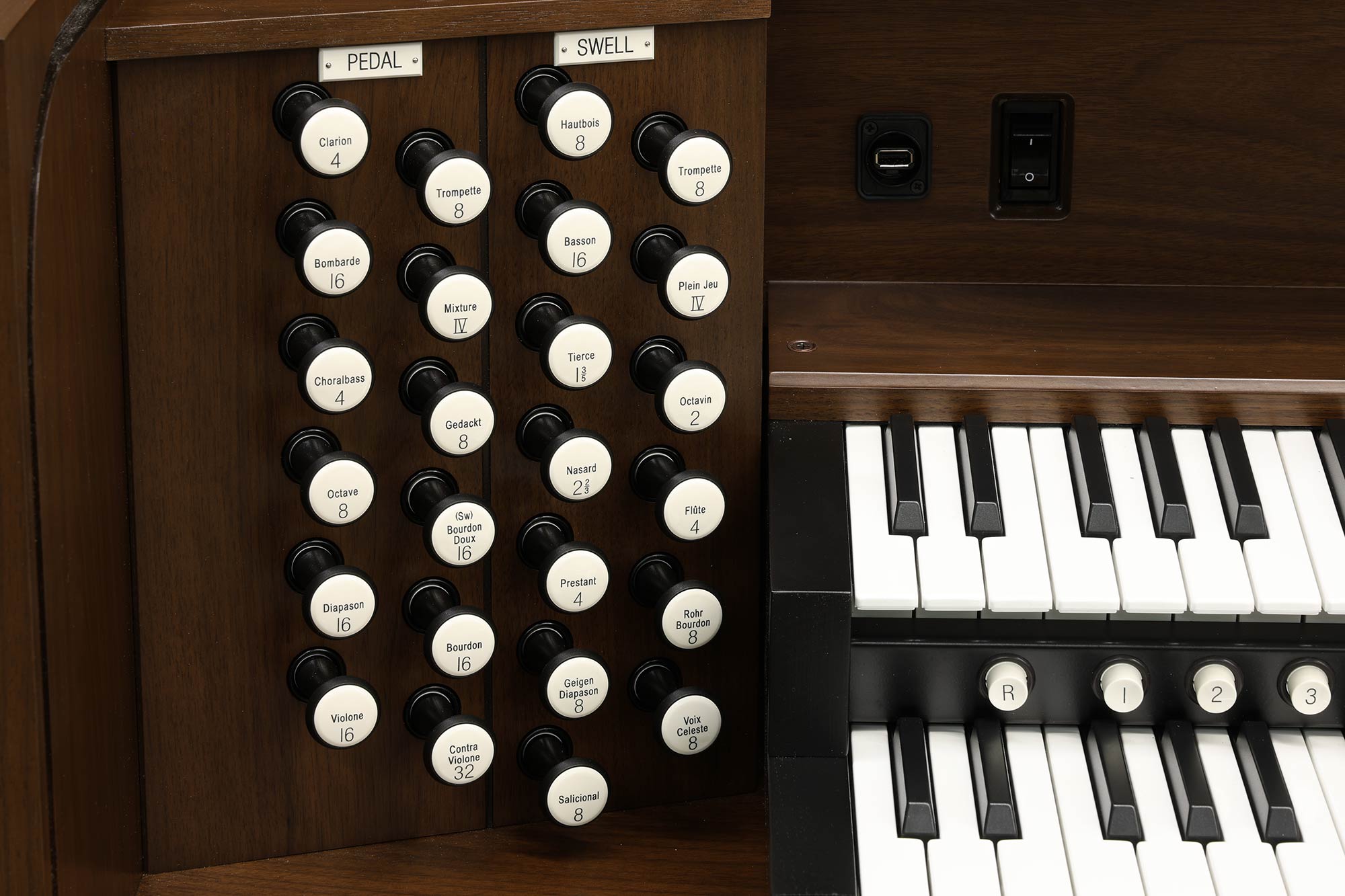 Allen 2 claviers sur mesure avec tuyaux Memphis, Tennessee, vue 2