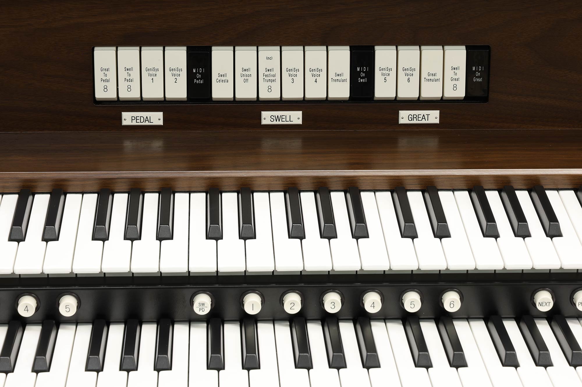 Allen 2 claviers sur mesure avec tuyaux Memphis, Tennessee, vue 3
