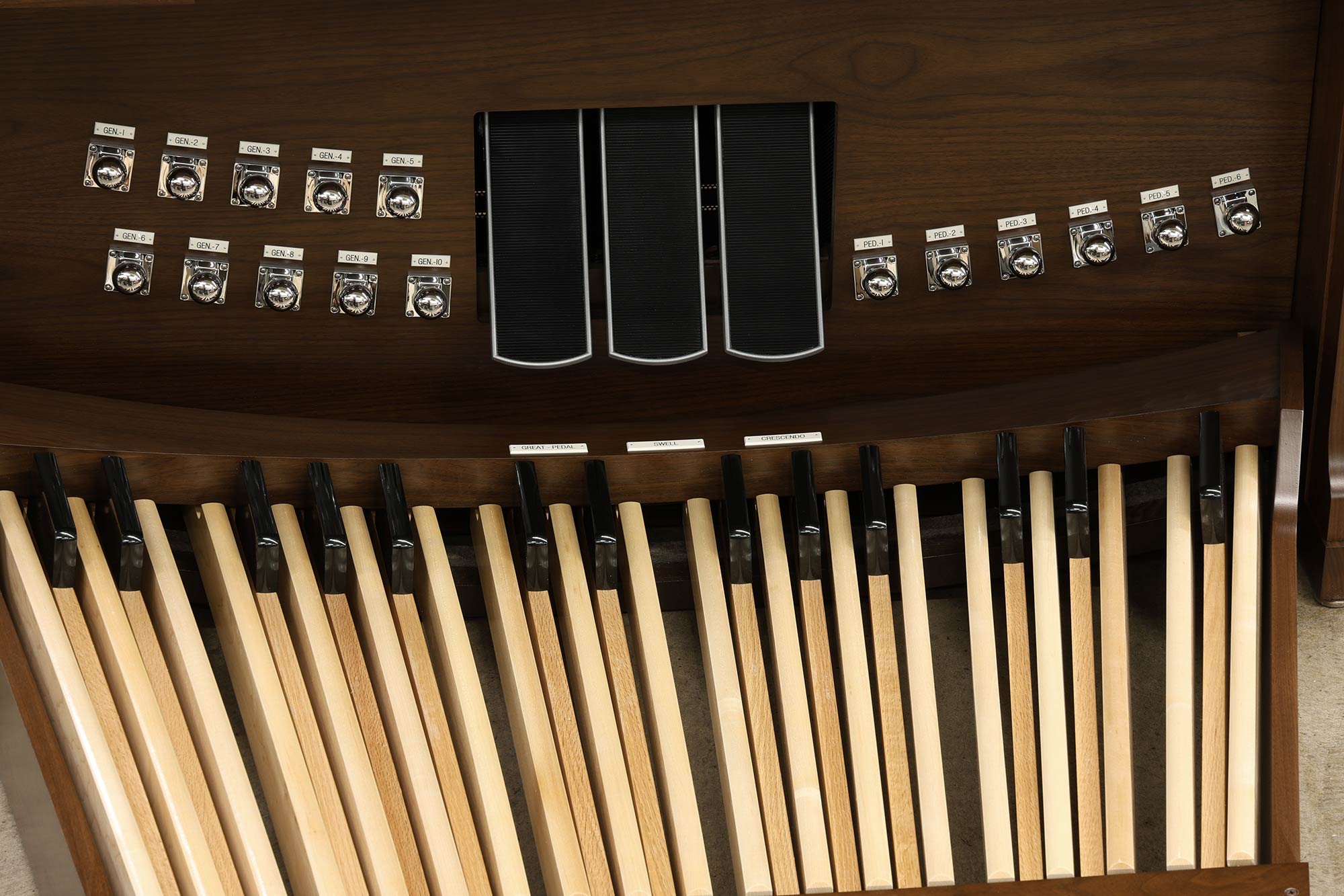 Allen 2 claviers sur mesure avec tuyaux Memphis, Tennessee, vue 6