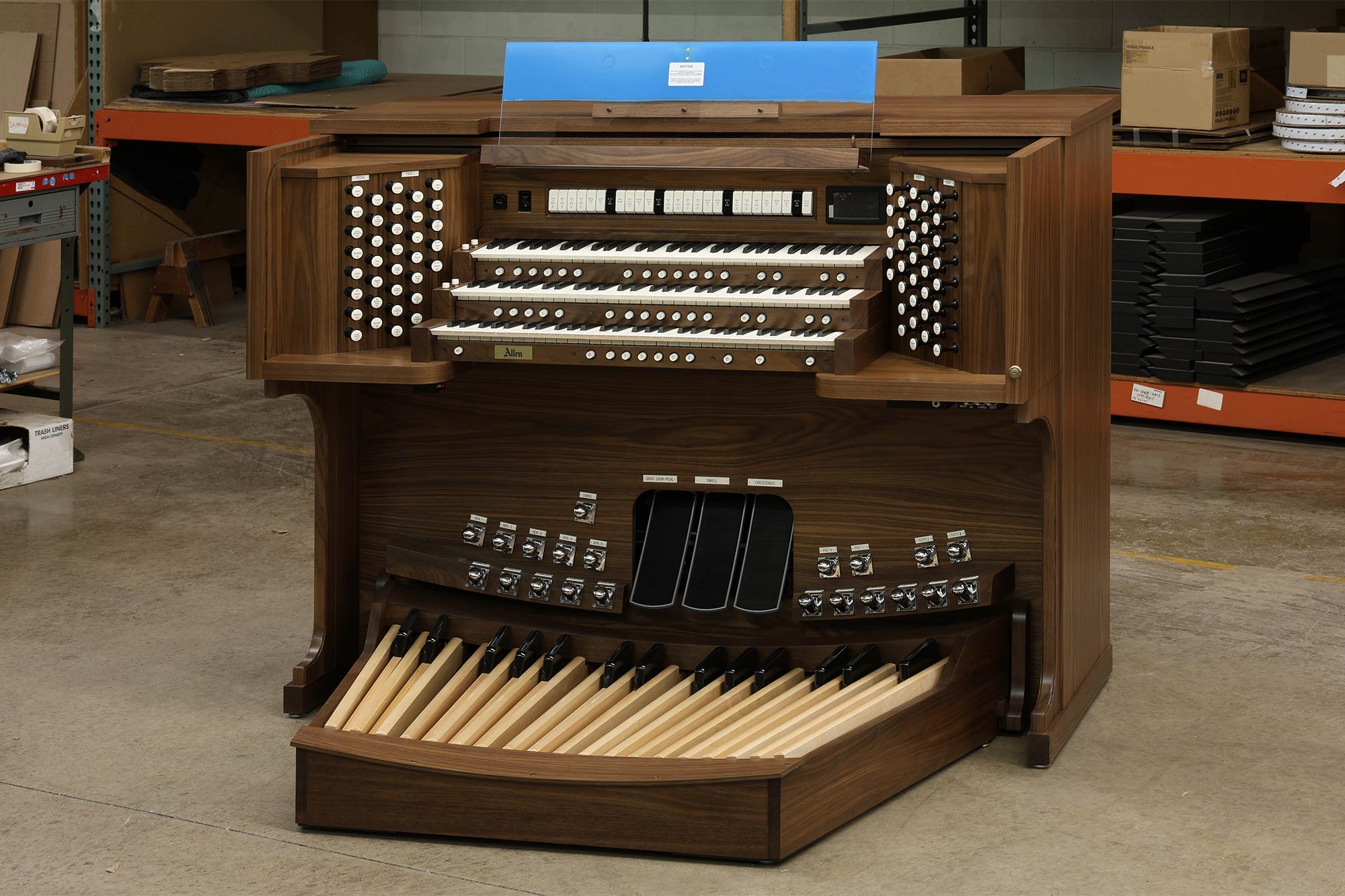 Allen 3 claviers sur mesure Bloomington, Illinois, vue 1