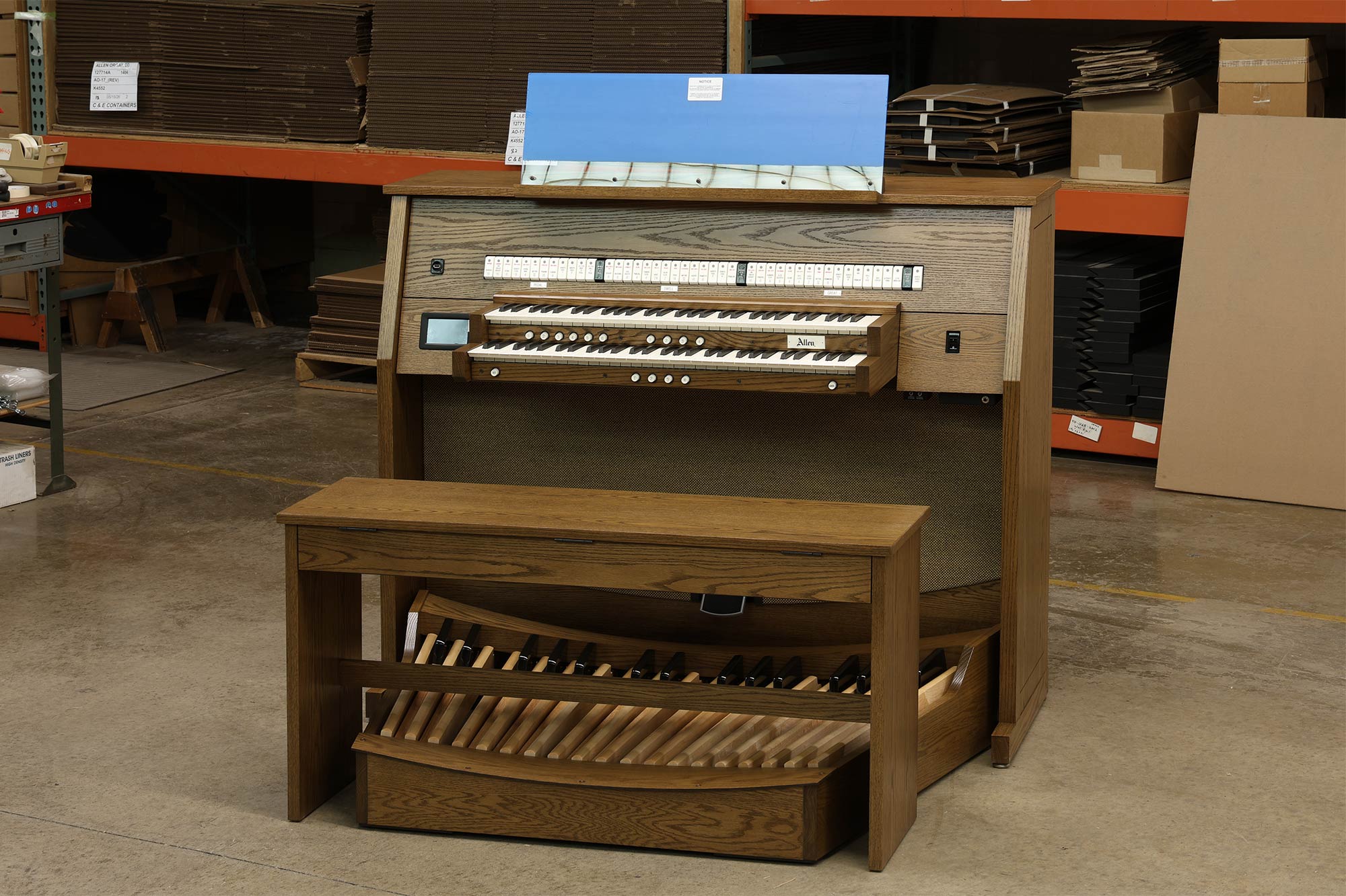 Allen 2 claviers d'étude Milwaukee, Wisconsin, vue 1