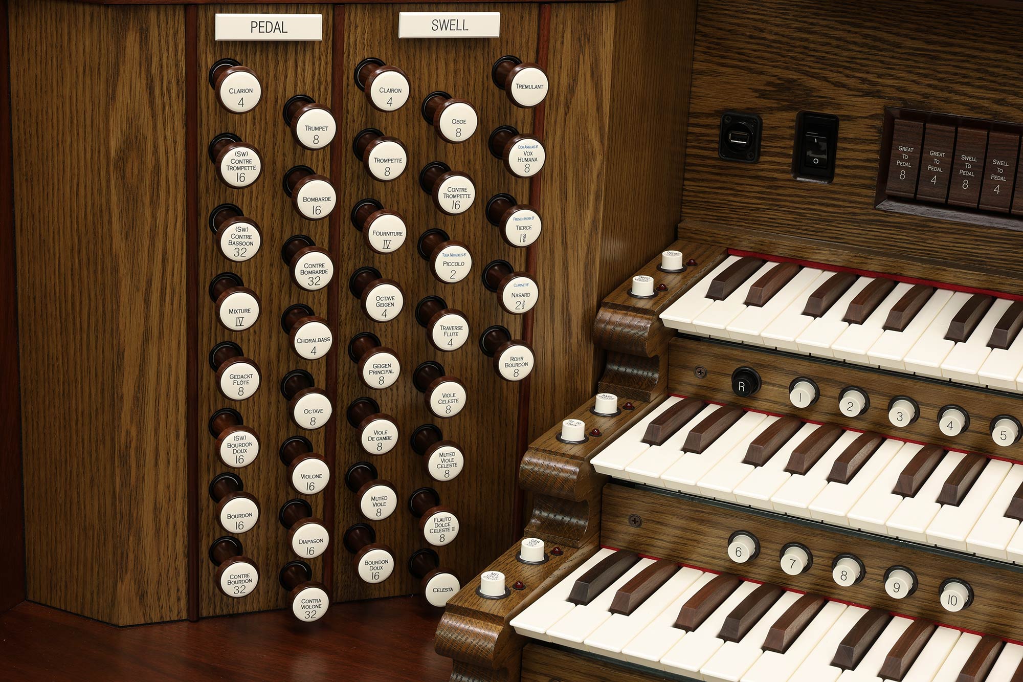 Allen 3 claviers sur mesure symphonique Woodside, California, vue 2