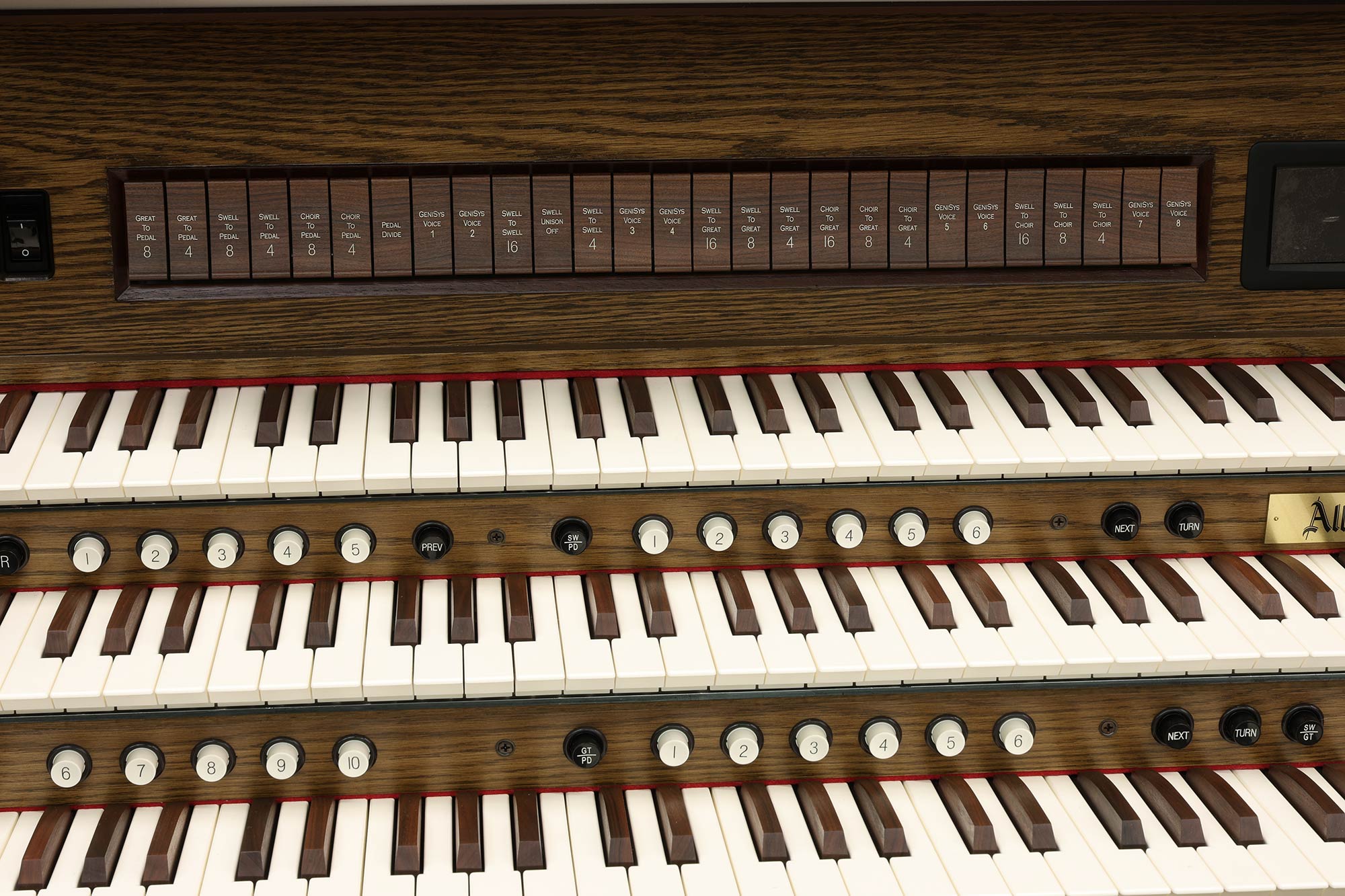 Allen 3 claviers sur mesure symphonique Woodside, California, vue 3