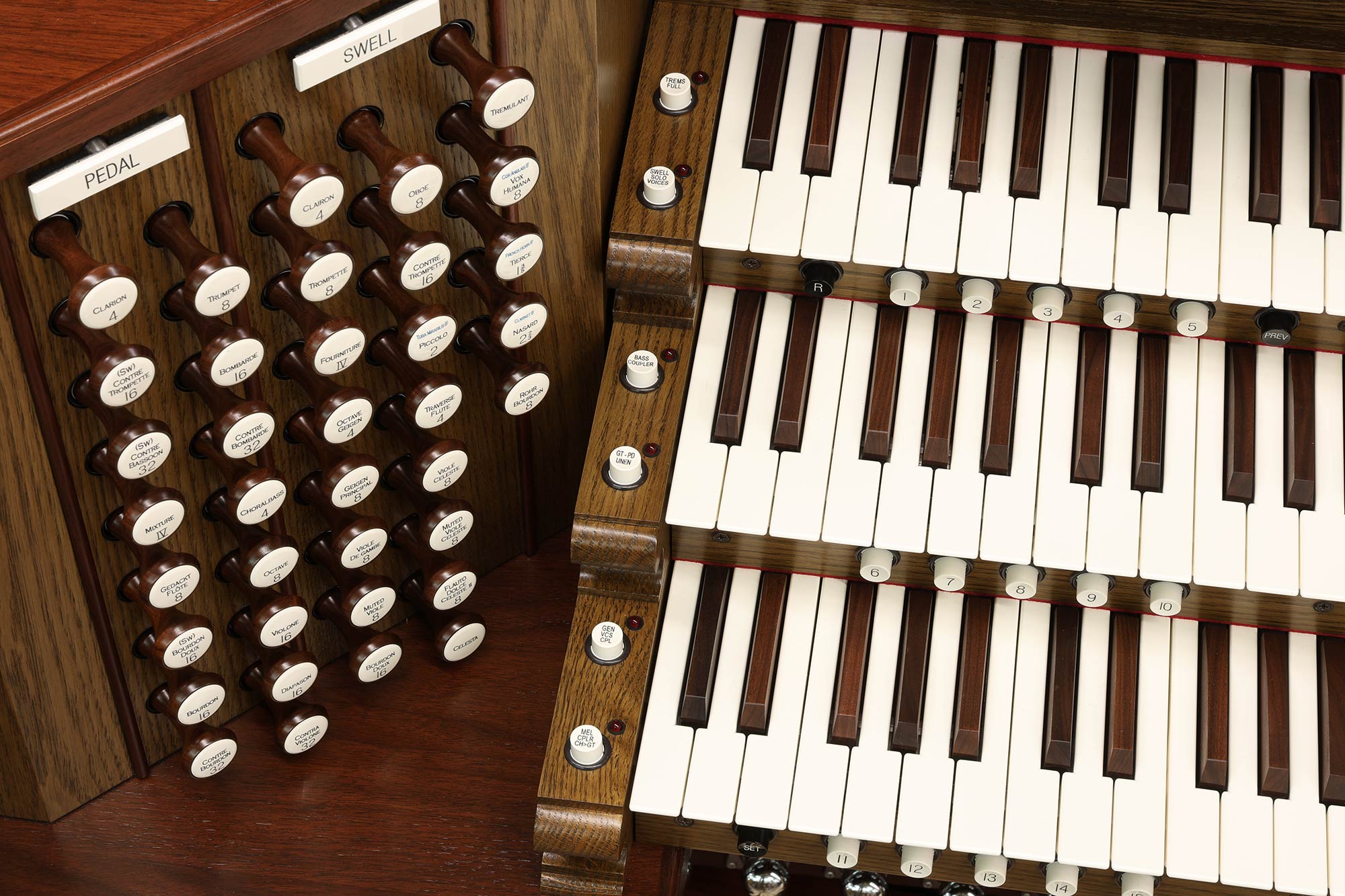 Allen 3 claviers sur mesure symphonique Woodside, California, vue 5