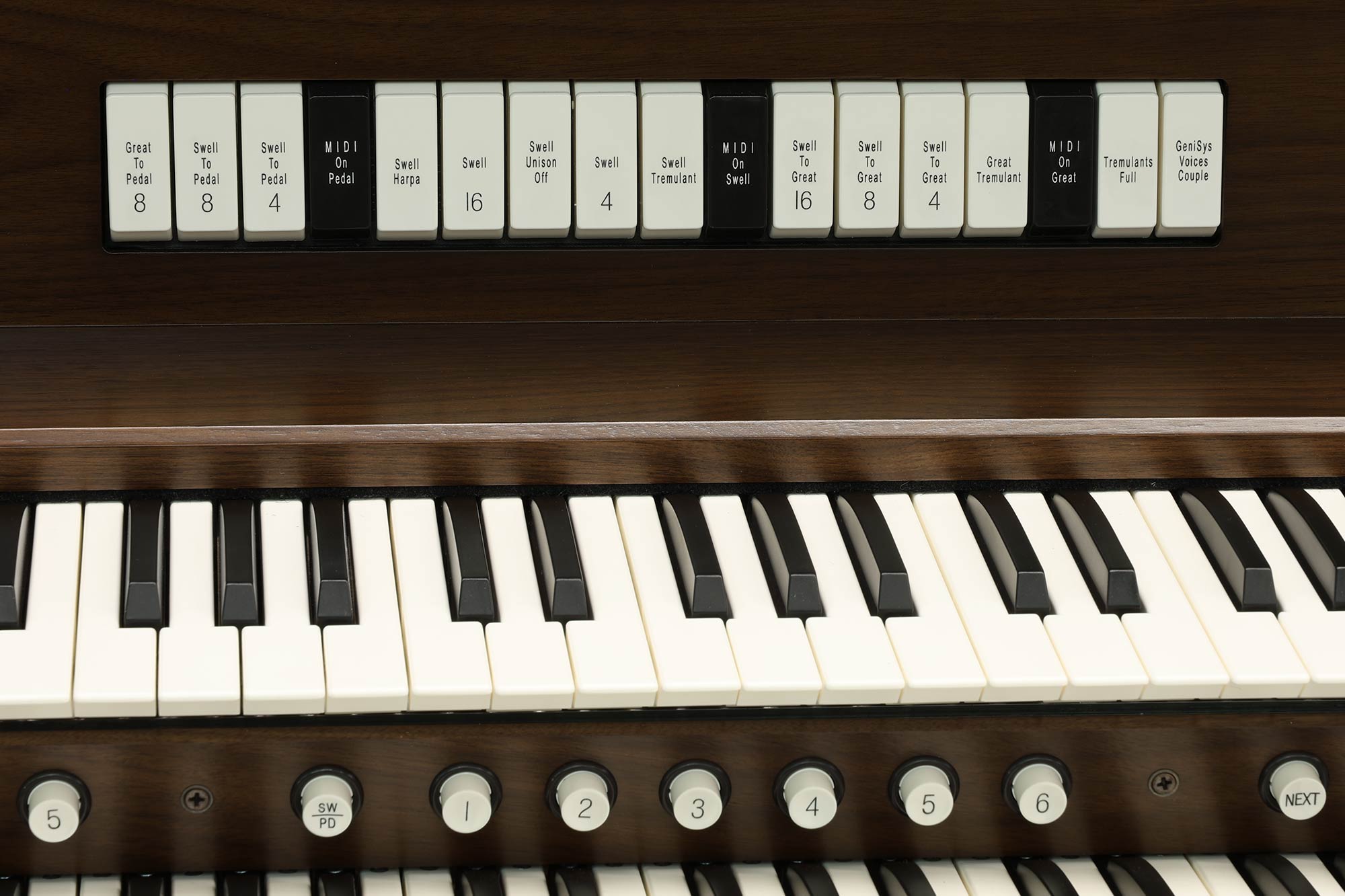 Allen 2 claviers sur mesure Askim, Suède, vue 3