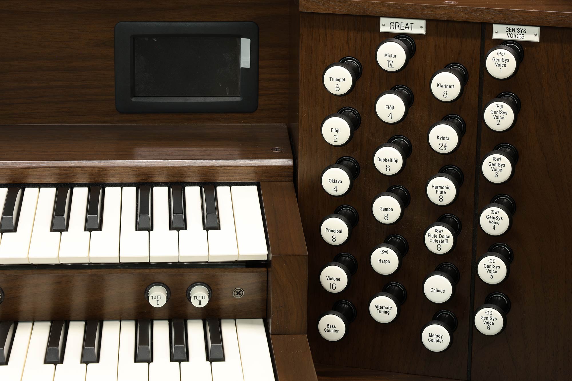 Allen 2 claviers sur mesure Askim, Suède, vue 4