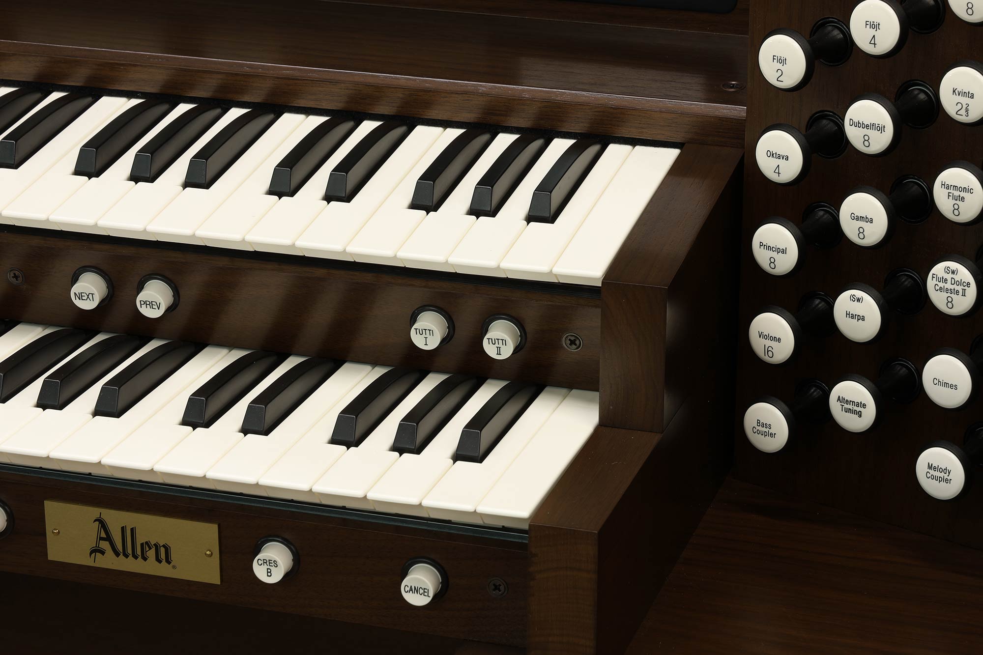 Allen 2 claviers sur mesure Askim, Suède, vue 5