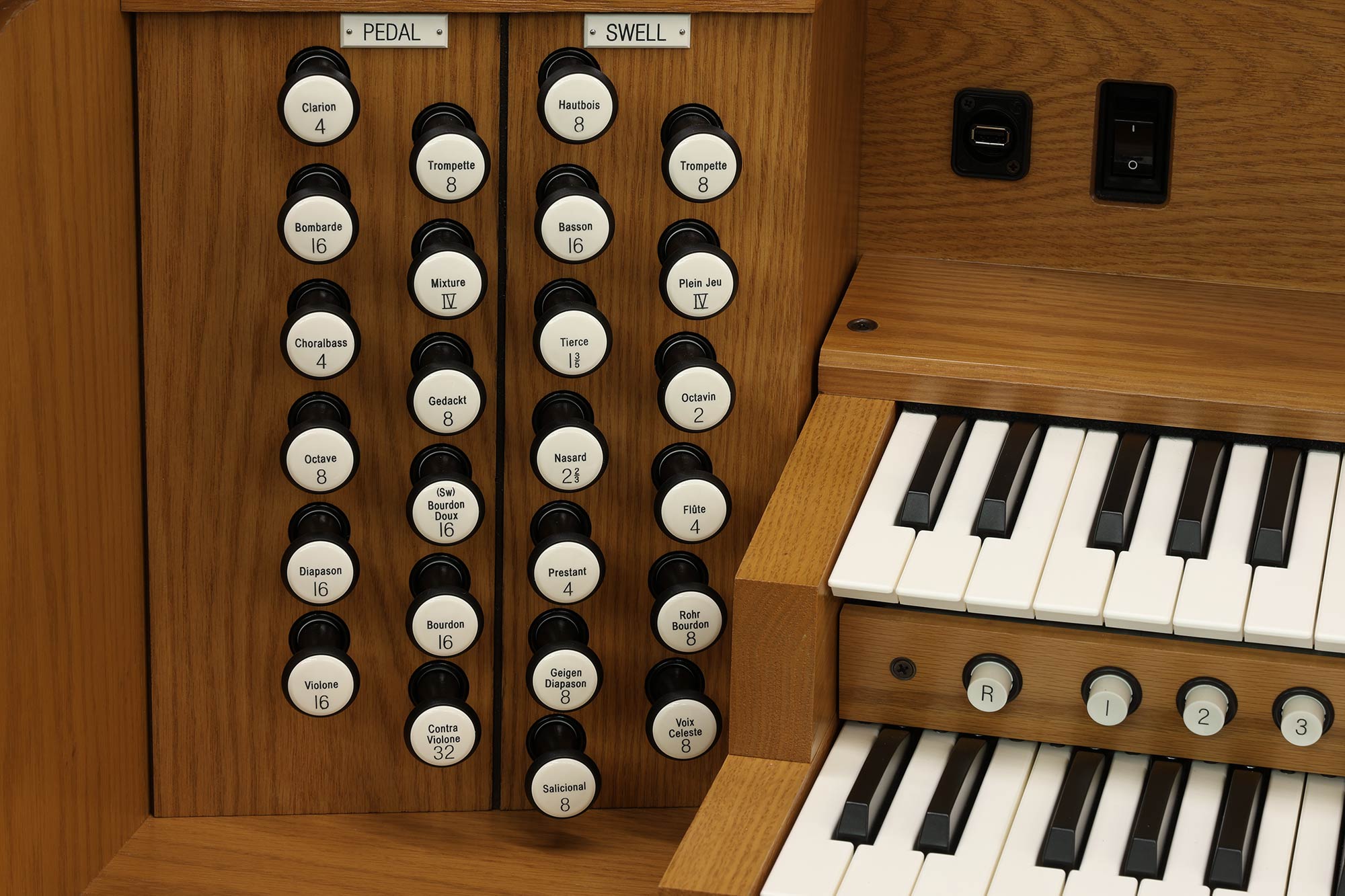 Allen 2 claviers Rochester, New York, vue 2
