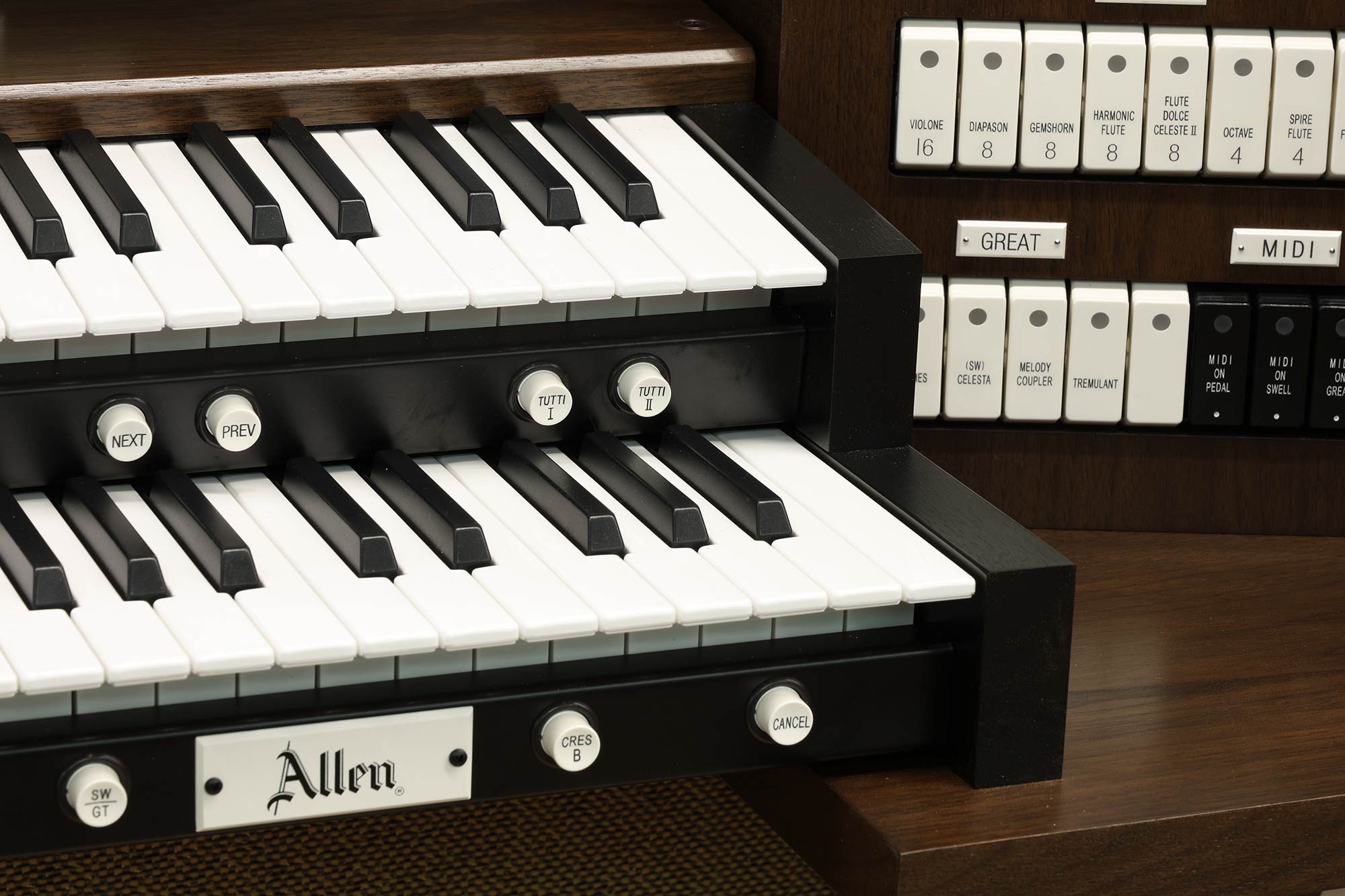Allen 2 claviers Belleville, Illinois, vue 5