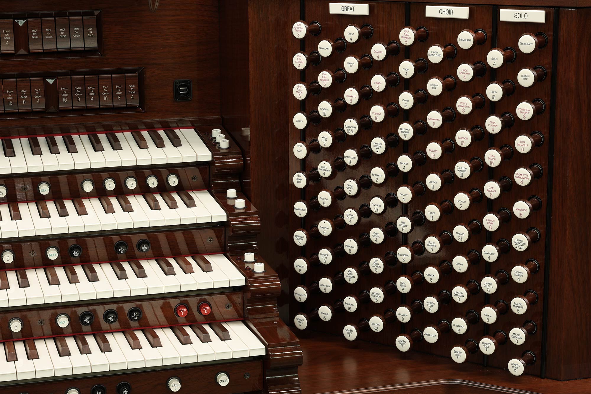 Allen 4 claviers sur mesure avec tuyaux Williamsport, Pennsylvania, vue 4
