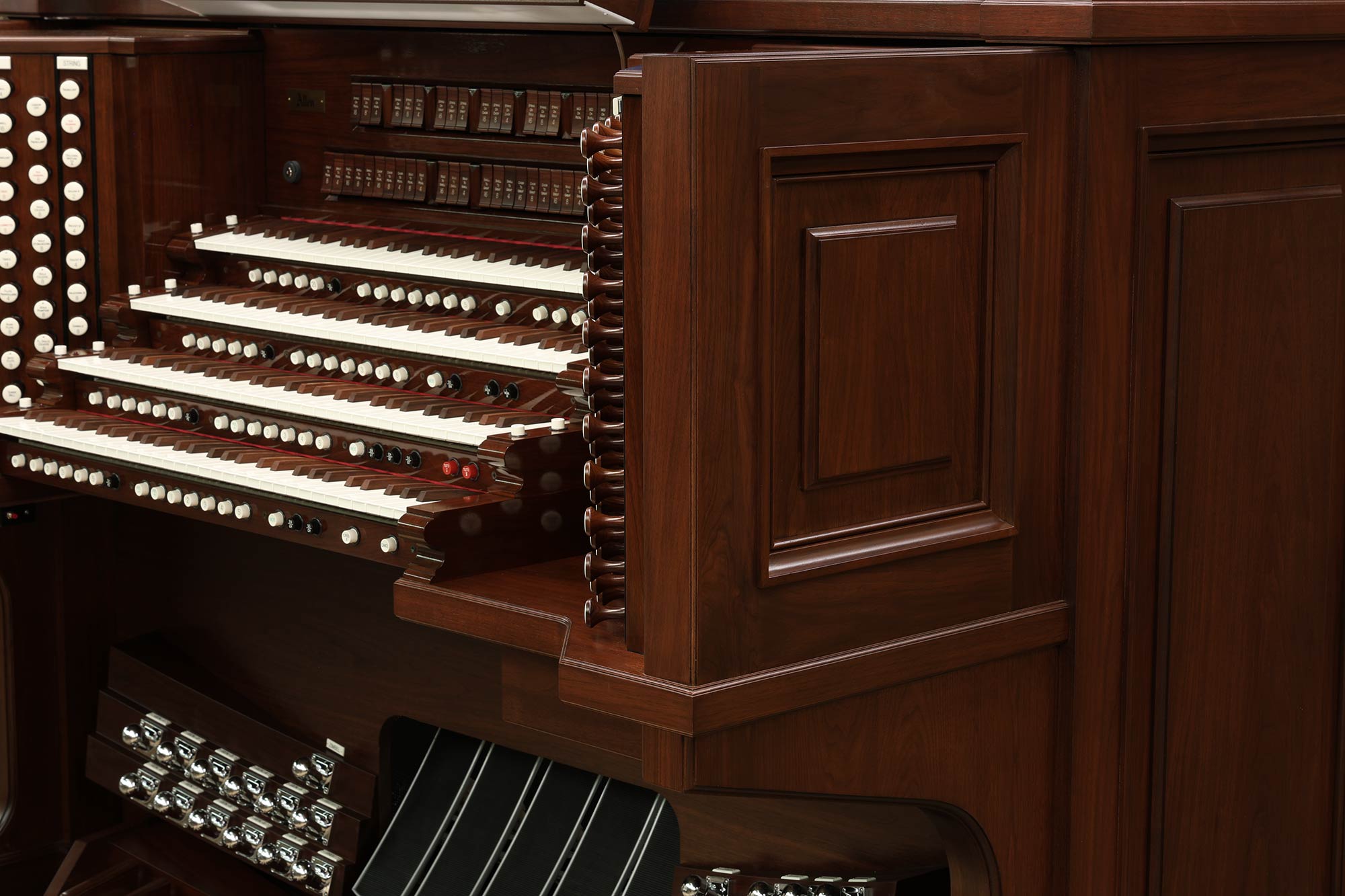 Allen 4 claviers sur mesure avec tuyaux Williamsport, Pennsylvania, vue 5